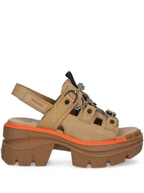 Sorel lace-up platform sandals size 9